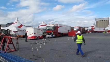 Le cirque Arlette-Gruss s'installe à Arras