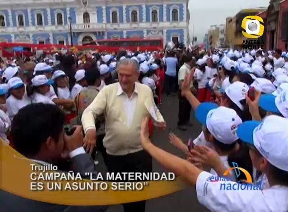 En Trujillo se dio inicio a la campaña “Todo a su tiempo, la maternidad es un asunto serio” con la presencia de la primera dama de la Nación, Nadine Heredia.