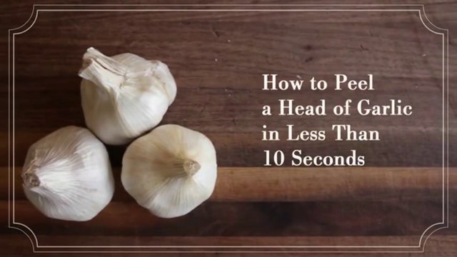 How to Peel a Head of Garlic in Less Than 10 Seconds