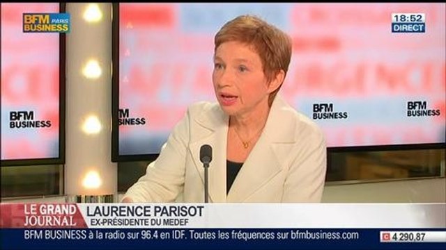 Laurence Parisot, ancienne présidente du Medef et vice-présidente de l'Ifop, dans Le Grand Journal - 03/03 4/4
