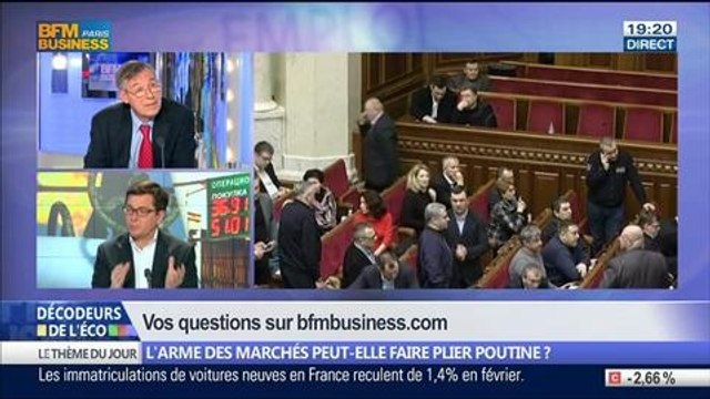 L’arme des marchés peut-elle faire plier Poutine ?, dans Les Décodeurs de l'éco - 03/03 1/5