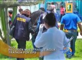 En Tacna, peritos evaluarán las muestras tomadas del agua tratada por la Entidad Prestadora de Servicios de Saneamiento EPS