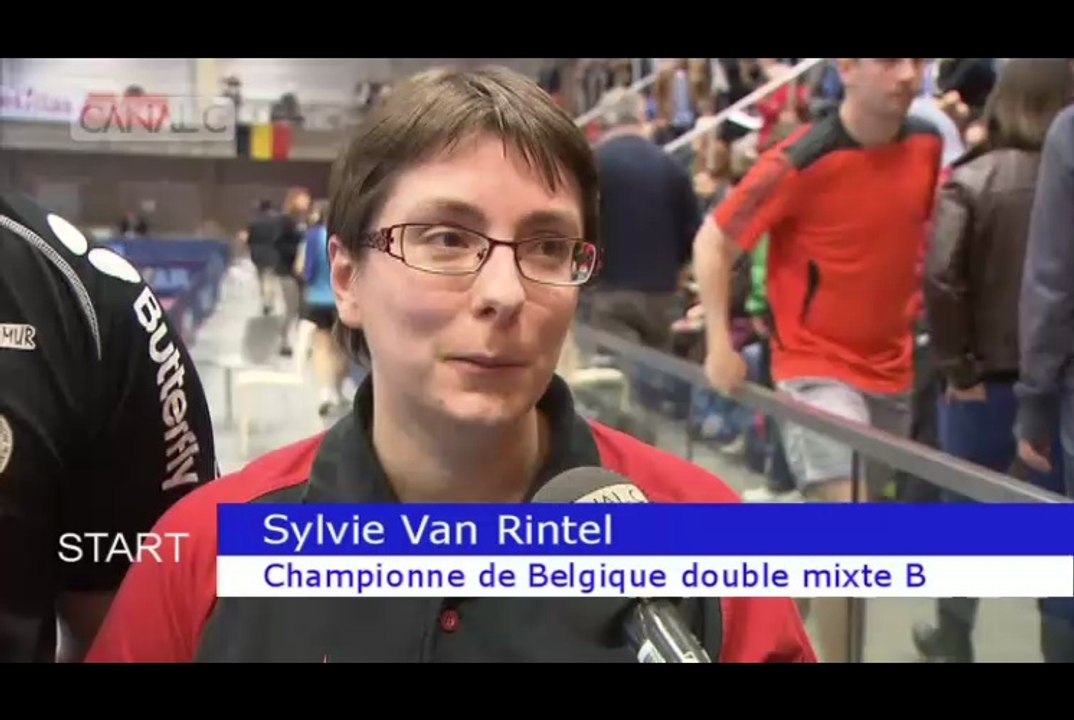 Tennis de table - Les championnats de Belgique 2014 à Andenne (© Canal C)