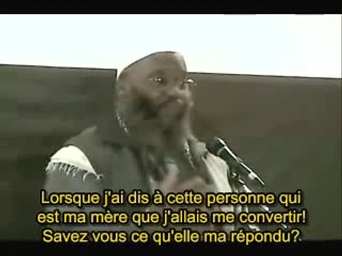 un fils et sa mere convertie, tres emouvant