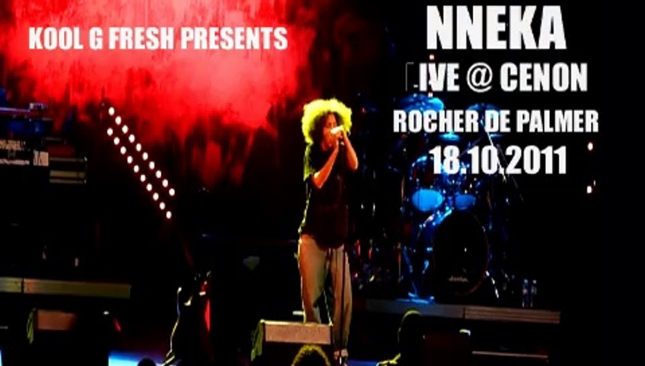 Nneka Live @ Cenon Le Rocher De Palmer 18.10.2011 Sweet Dreams - Suffri