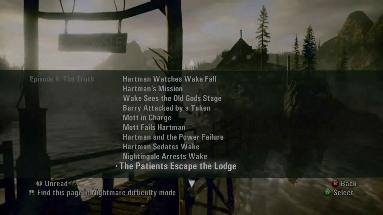 Alan Wake Extras Radio and Full Manuscript HD (Xbox 360)