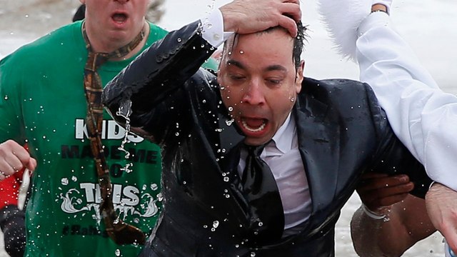 Jimmy Fallon Takes the Polar Plunge; Raises $1 Million for Special Olympcs