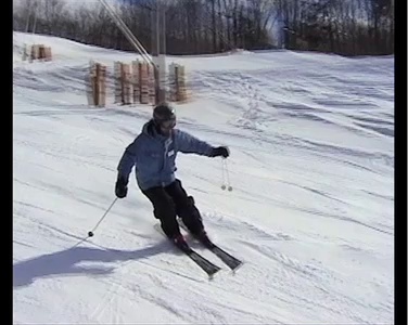 Ski Instructor Clint Cora Demonstrating Turns Ski Instructor Clint Cora Demonstrating Turns