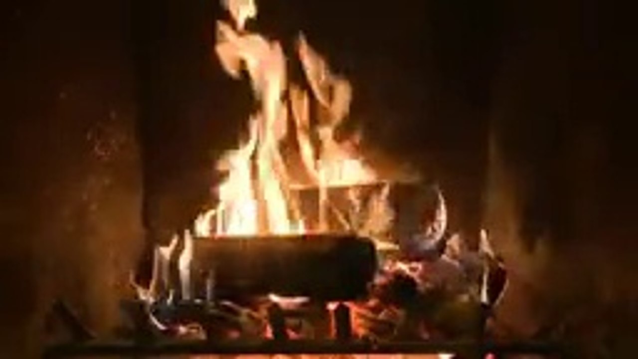 Holiday Yule Log Fireplace Video video Dailymotion
