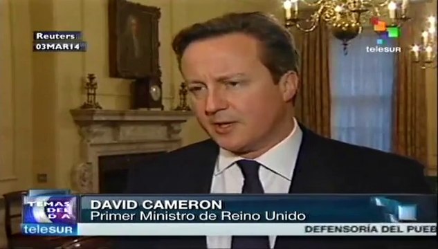 Reino Unido advierte a Rusia de sanciones por invasión de Crimea