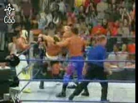 Rey,Batista,Benoit VS Jordan,JBL,Eddie
