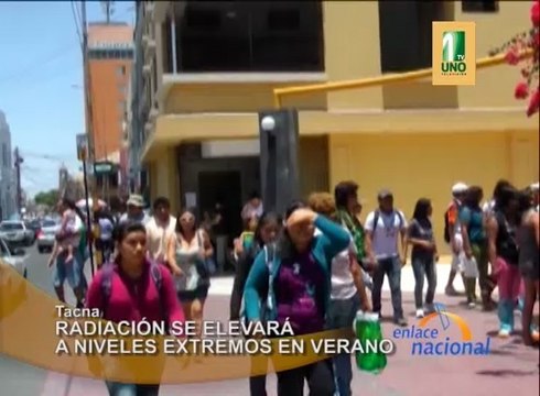 El SENAMHI, advierte que la radiación solar se elevará a niveles extremos en verano.