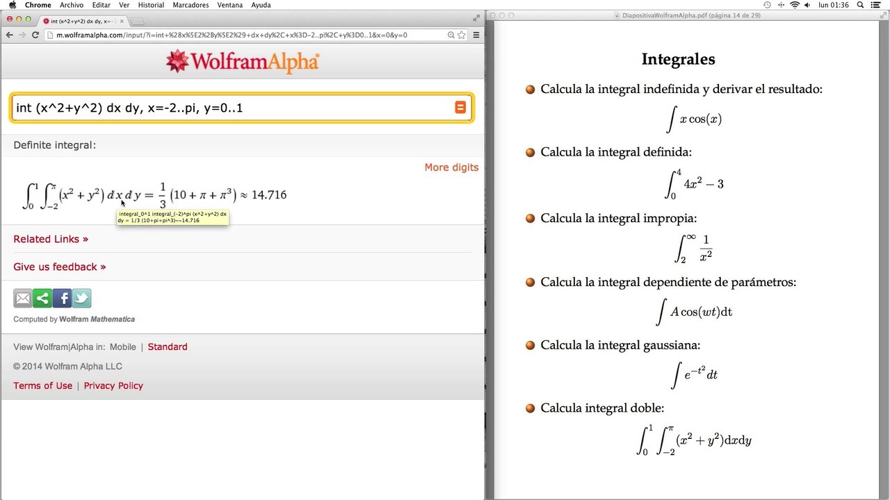 12 Curso WolframAlpha. Integrales