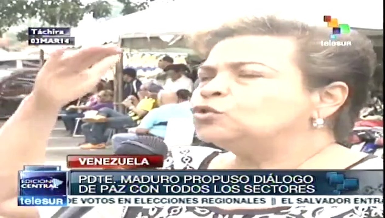 Venezuela: tachirenses piden cesar la violencia y claman por la paz