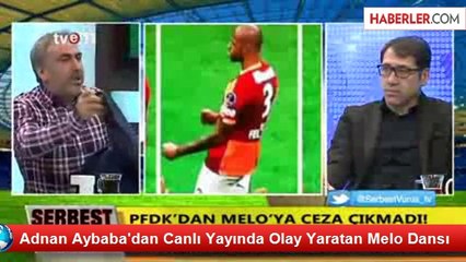 Adnan Aybaba'dan Canlı Yayında Olay Yaratan Melo Dansı