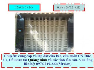 Cung cấp cửa kéo CN Đức tại Quảng Bình (0976.219.222 Mr Sơn)