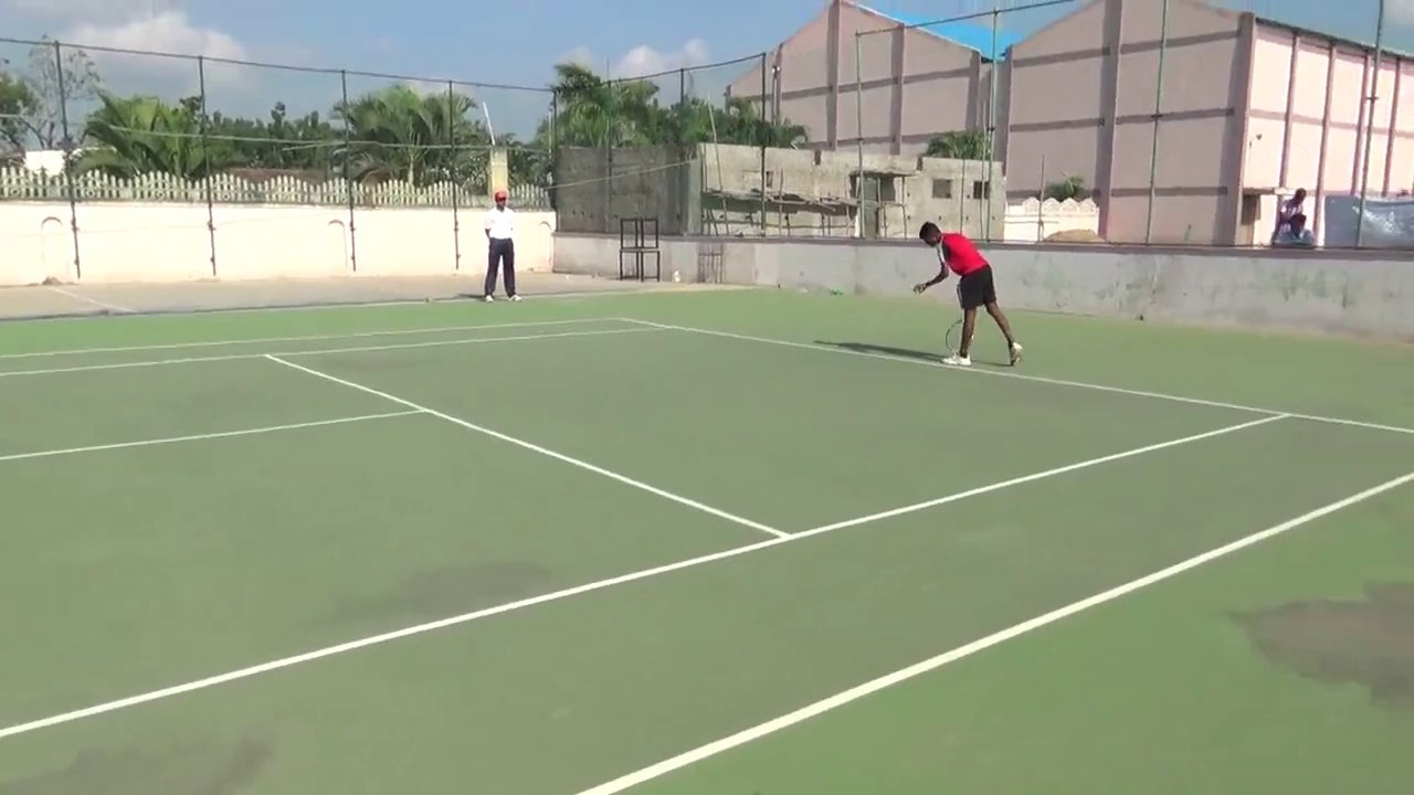cuddalore tennis today at 9-10 am. state level under 14 championship anna stadium cuddalore00028