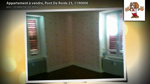 Appartement à vendre, Pont De Roide 25, 119000€