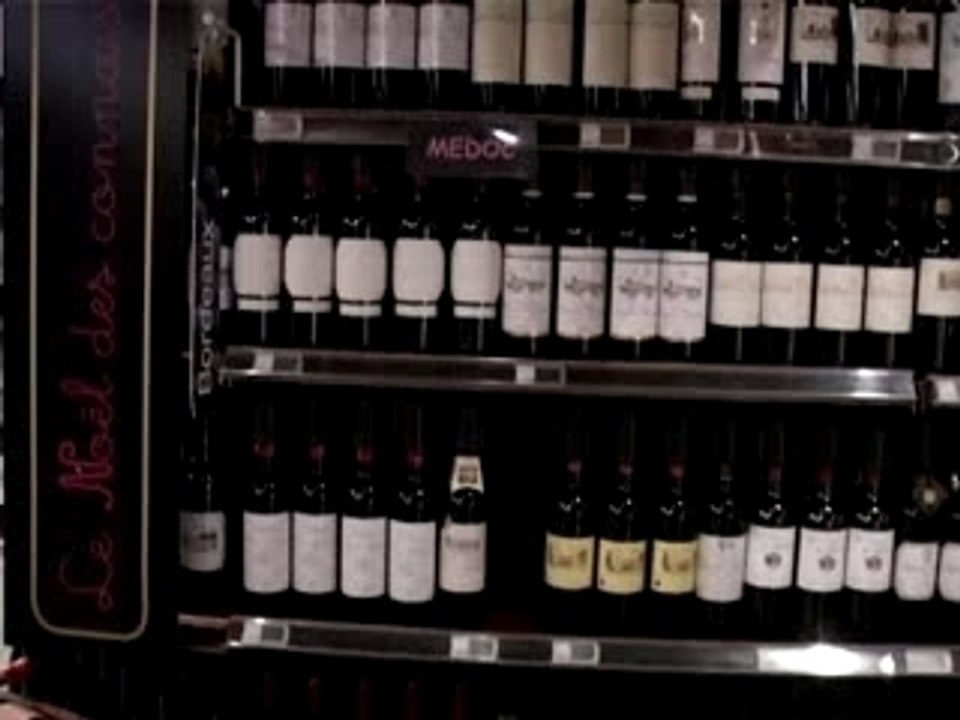Monoprix rayon Vins