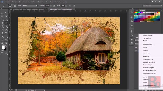 Efecto en imagen con mascara de capas & Ajustes __ Photoshop Cs6 _#3_ @TutorialesDeluxe @Adobe RD