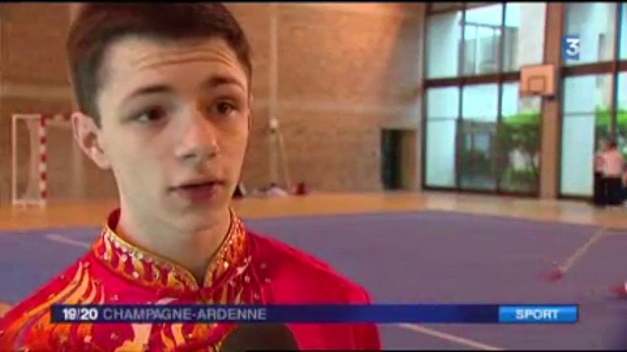 L'Equipe de France Junior de Wushu au CREPS de Reims - France 3 Champagne-Ardennes