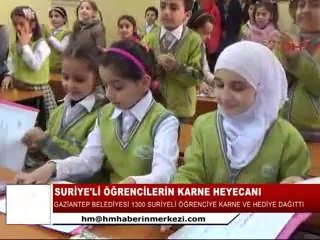 07-SURİYELİ ÖĞRENCİLERİN KARNE HEYECANI