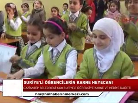 07-SURİYELİ ÖĞRENCİLERİN KARNE HEYECANI