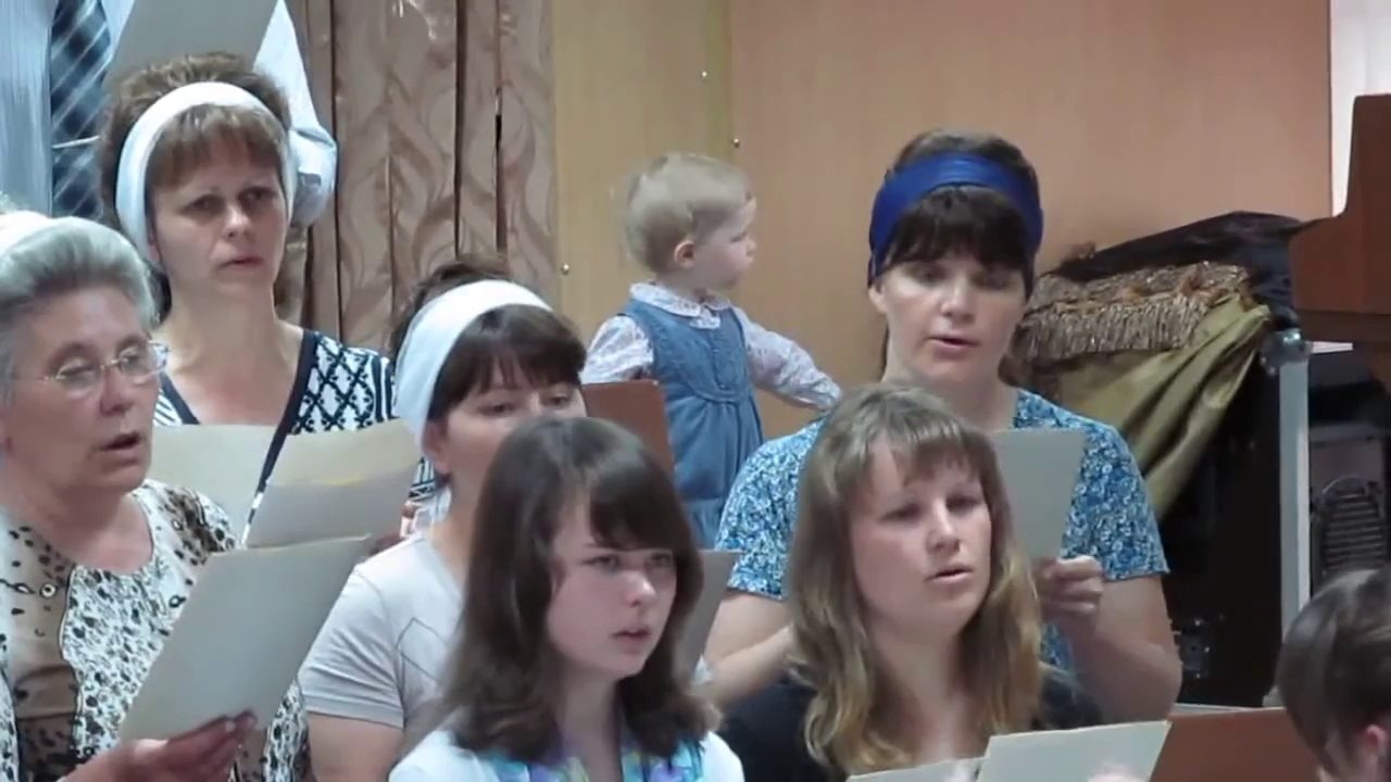 Little Girl Adorably Conducts Church Choir