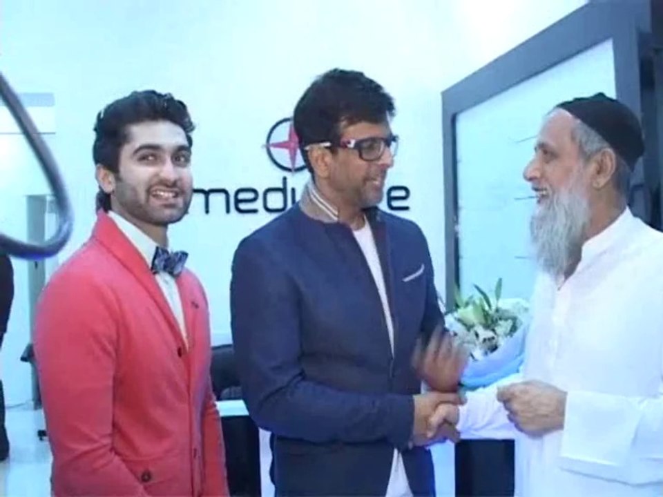 Dr Mohiuddin Makani Launch of Cos Medicure with Javed Jaffrey