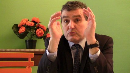 Xavier Breton, candidat (UMP) à la mairie de Bourg