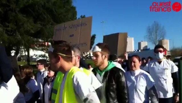Manifestation des étudiants infirmiers