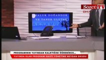 Programının yayından kalktığını öğrenince...