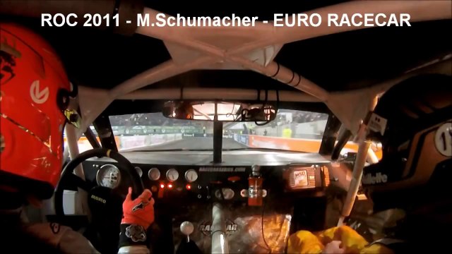 Racecar - Michael Schumacher onboard Race of Champions 2011