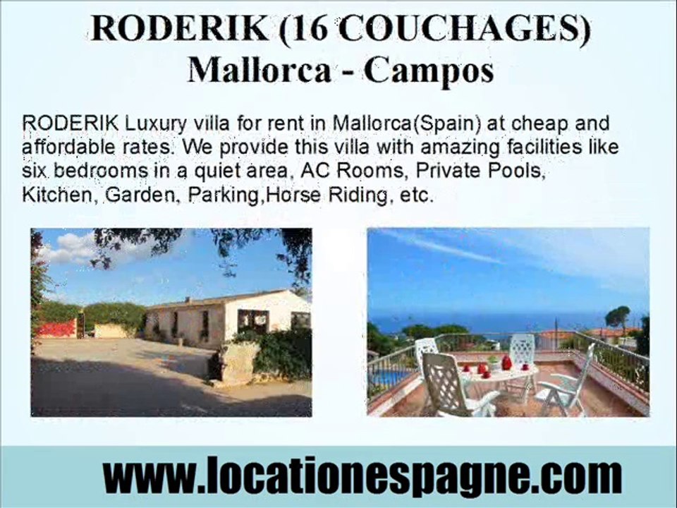 Location Villa Espagne