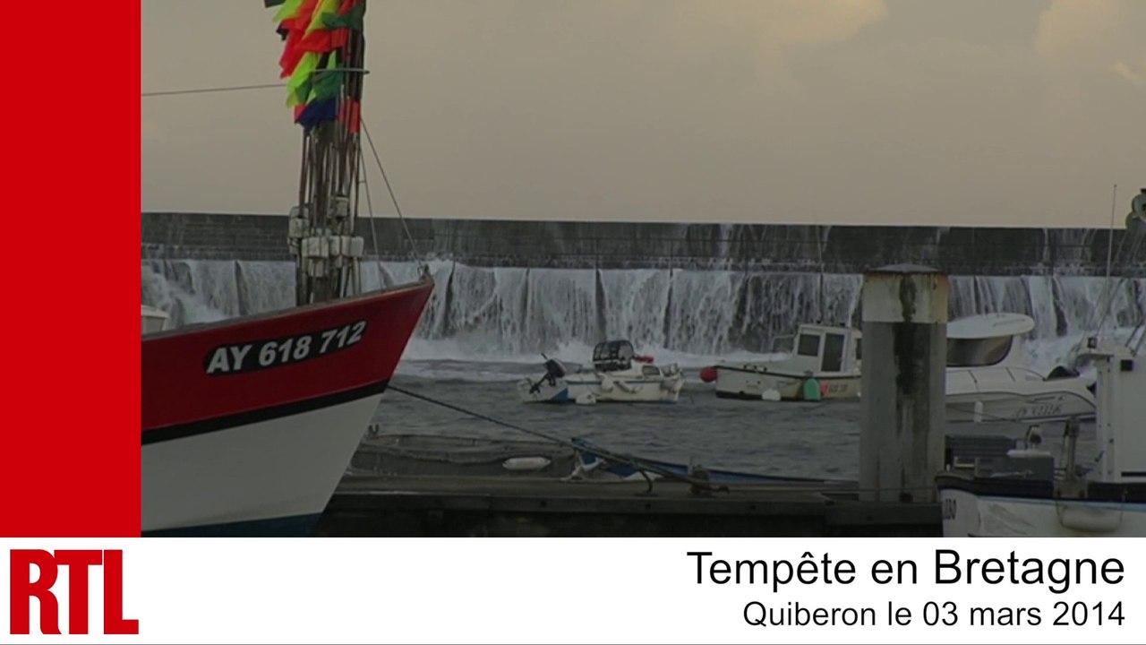 Tempête à Quiberon du 3 mars 2014