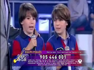Los gemelos Jesus y Daniel antes de La voz Kids