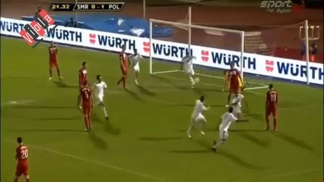 San Marino First Goal VS polska After 5 year Crazy Celebrate 2013 (Polska VS San Marino 5-1 2013)