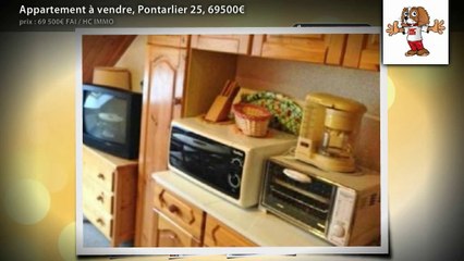Appartement à vendre, Pontarlier 25, 69500€