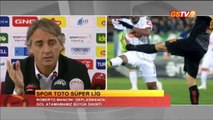 FUTBOL Çaykur Rizespor Maç Sonu Basın Toplantısı Roberto Mancini