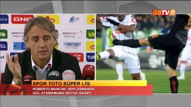 FUTBOL Çaykur Rizespor Maç Sonu Basın Toplantısı Roberto Mancini