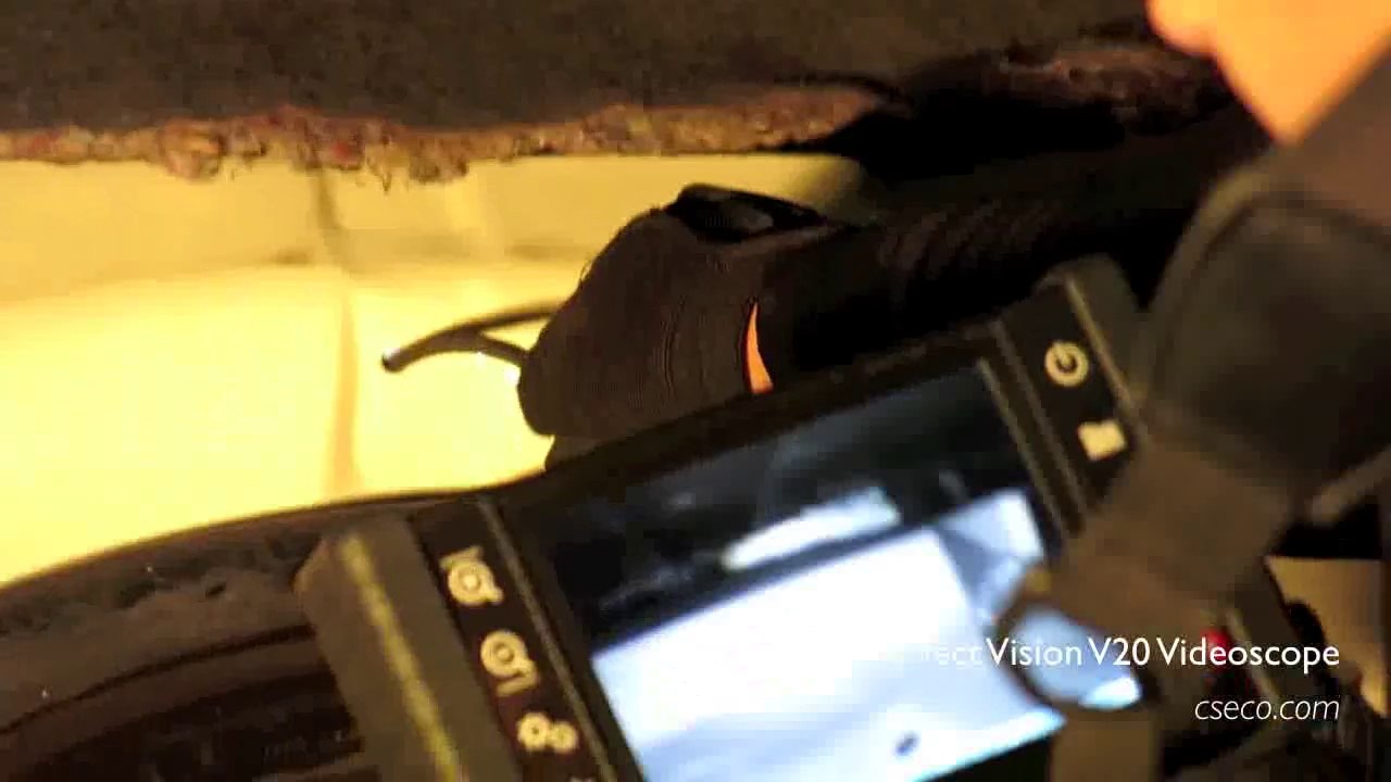 CSECO's Perfect Vision® V20 Videoscope Inspection System Being Used During a Routine Stop