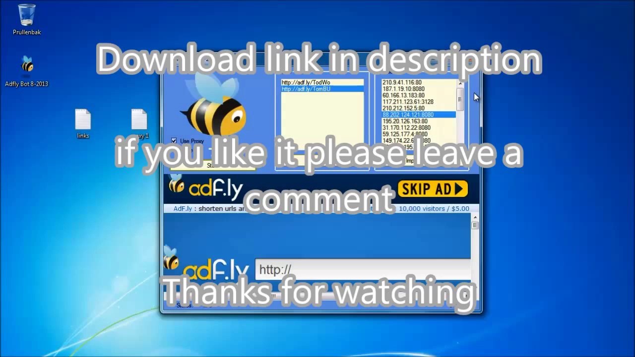 Free Adfly Pro Bot 2014. Comment gagner de l'argent paypal facilement en