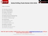 Global Drilling Fluids Market 2014-2018