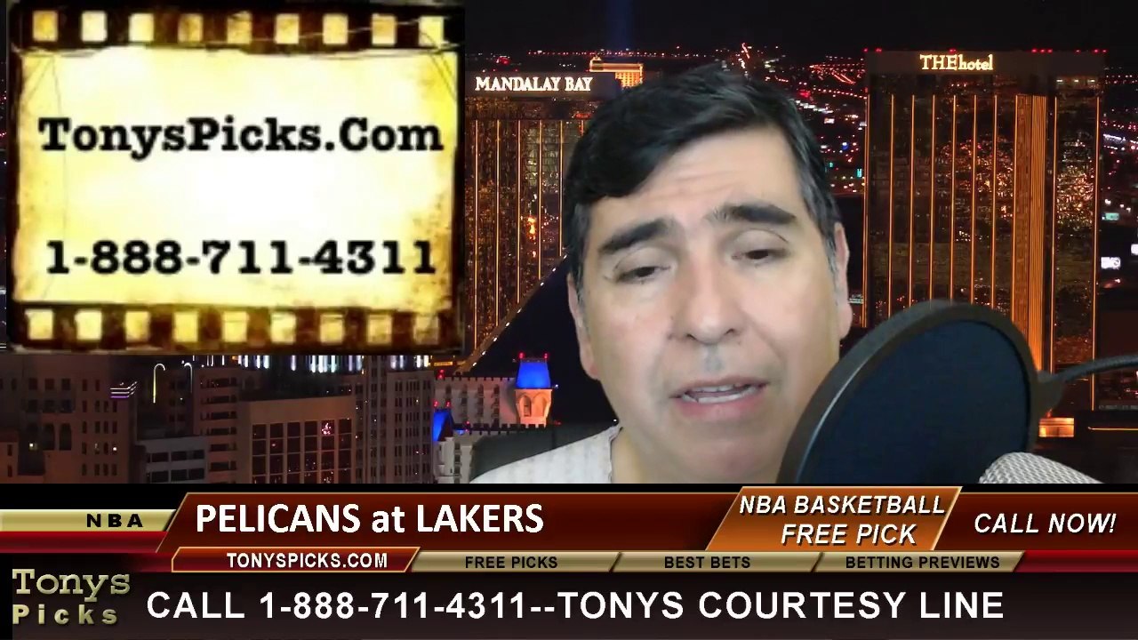 LA Lakers vs. New Orleans Pelicans Pick Predict...