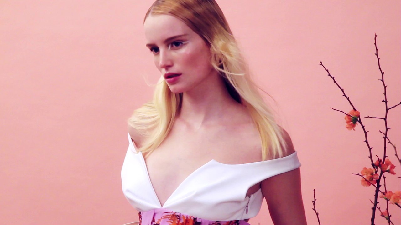 Dans L'Officiel de mars : Making-of Cherry Blossom