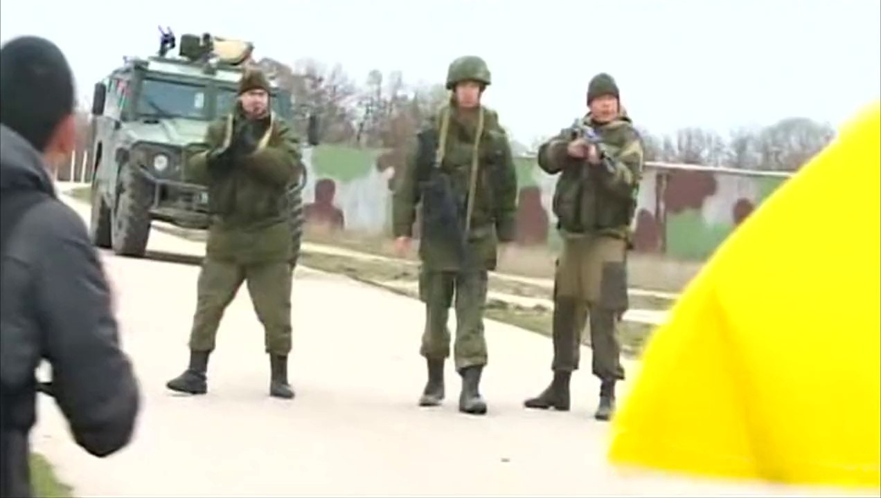 Warnschüsse auf ukrainische Soldaten auf der Krim