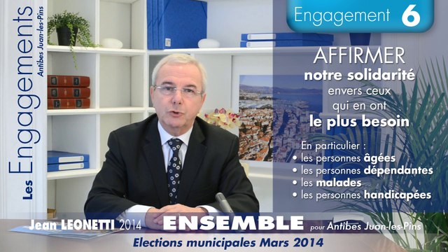 Engagement N°6 pour Antibes Juan-les-Pins