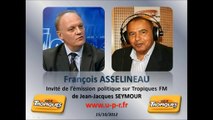 François Asselineau, invité de Jean-Jacques SEYMOUR sur Tropiques FM 15/10/2012