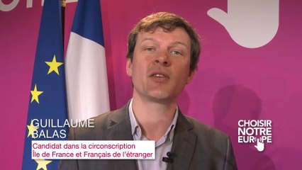 Guillaume Balas - Lancement de la campagne «Choisir notre Europe»