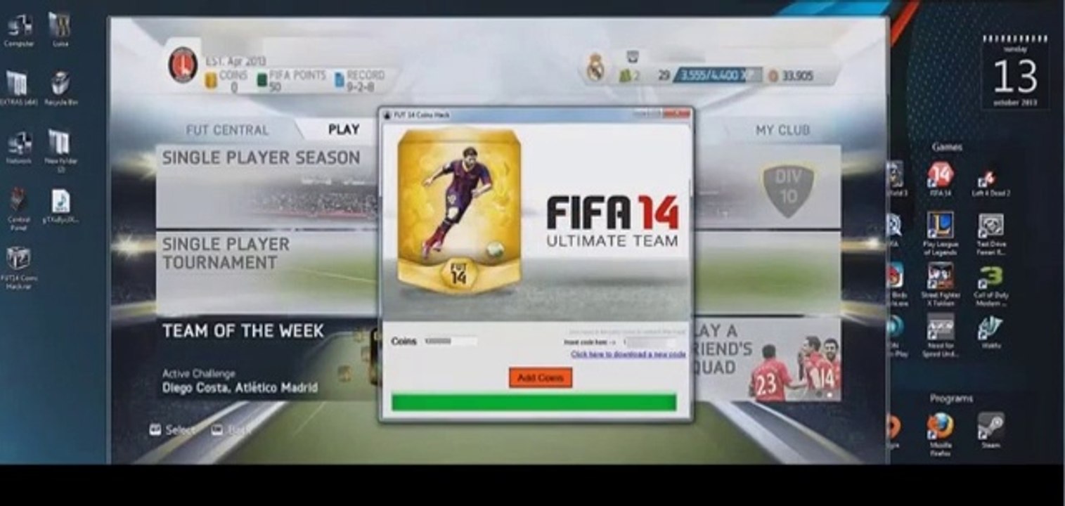 Fifa 14 Ultimate Team Coins Hack Download